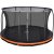 Nedgravd trampoline med sikkerhetsnett - 396 cm