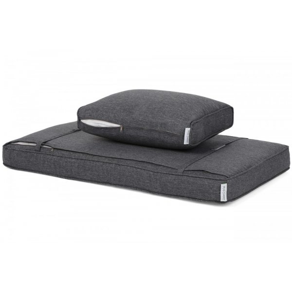 Modulsofa Mediolan med bord - Gr�/m�rkegr�