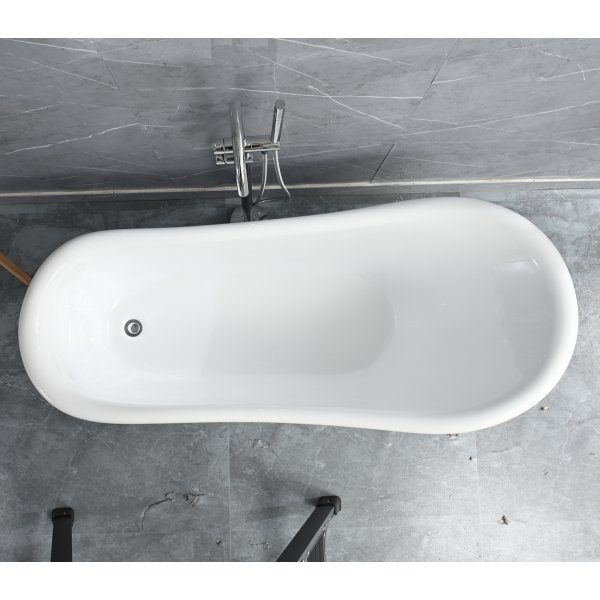 Frittstående badekar med kloføtter Klassico 170 x 730 cm Frittstående badekar med kloføtter Klassico 170 x 730 cm