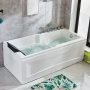 Boblebadekar 170x80cm | Isolerende akryl av h�y kvalitet | BK-001 Venstre