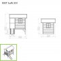 Lekehytte Loft 300 (FSC 100%)