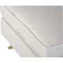 Fotskammel Howard i beige stoff - Watford Deluxe