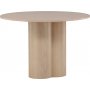 Spisebord rundt 110 cm hvitvasket - Olivia Spisebord rundt 110 cm hvitvasket - Olivia