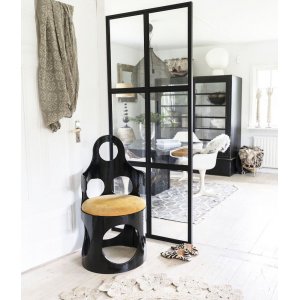 Industriell vegg / Glassvegg med herdet glass Industriell vegg / Glassvegg med herdet glass