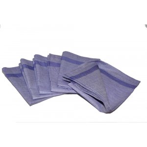 Kj�kkenh�ndkle Bl� melert - 50x80 cm