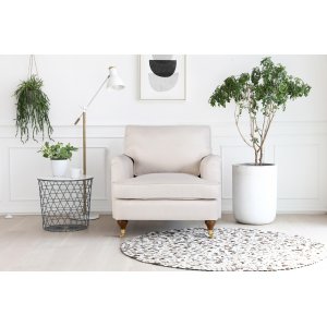 Lenestol i beige stoff - Howard Watford Deluxe