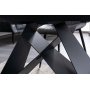 Westin spisebord 120-160 cm - Hvit/svart Westin spisebord 120-160 cm - Hvit/svart