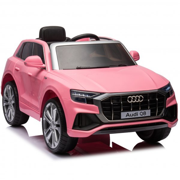 Elbil for barn Audi Q8 2x35W 12V7Ah | Rosa