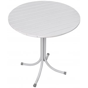 Holmö utebord rundt Ø70 cm - Hvit Holmö utebord rundt Ø70 cm - Hvit