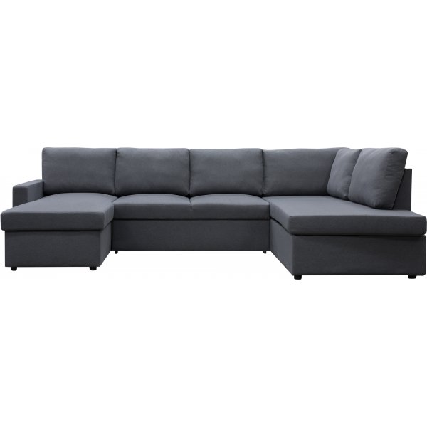 U-sofa sovesofa Tärnö med oppbevaring - 304 cm - mørkegrå U-sofa sovesofa Tärnö med oppbevaring - 304 cm - mørkegrå