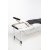 Massasjebord med metallben - 3 soner - Svart/Hvit