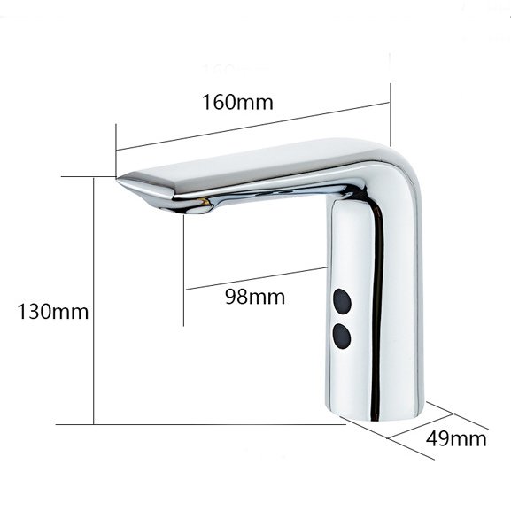 Servantbatteri Fiolett - Kaldtvannstilkobling