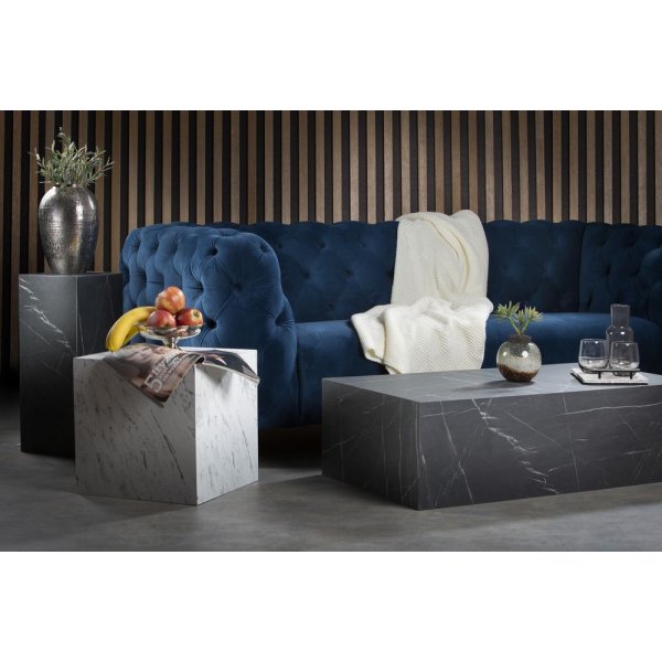 Salongbord 100 x 60 cm - Sort marmor (Laminat) Salongbord 100 x 60 cm - Sort marmor (Laminat)