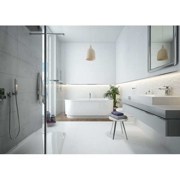 Oval badekar - Free Line | Dybde 45 cm