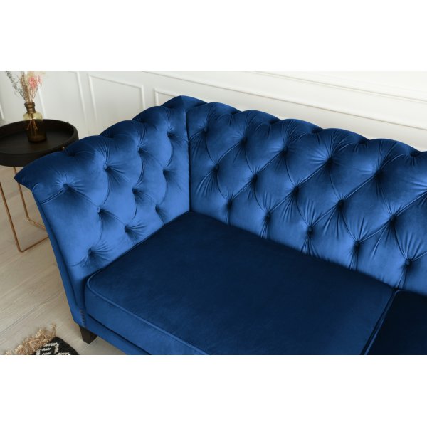 Sofa 3-seter Chesterfield Bl� - Milton