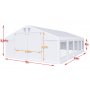 Partytelt i PVC - 5 x 10 m