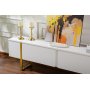 Serenity TV-stativ 180 cm - Hvit/gull