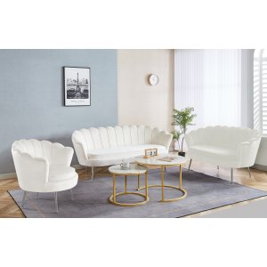 Sofa off-white 3-seter - 180 cm - Kingsley
