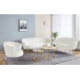 1 Sofa off-white 3-seter - 180 cm - Kingsley