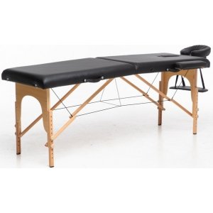 Massasjebord med treben - 2 soner - Svart