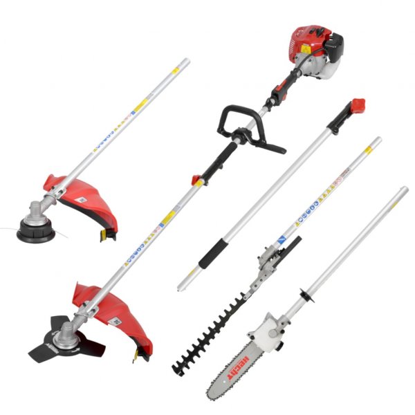Bensindrevet multiredskap - Trimmer, hekkesaks og grensag 33cc