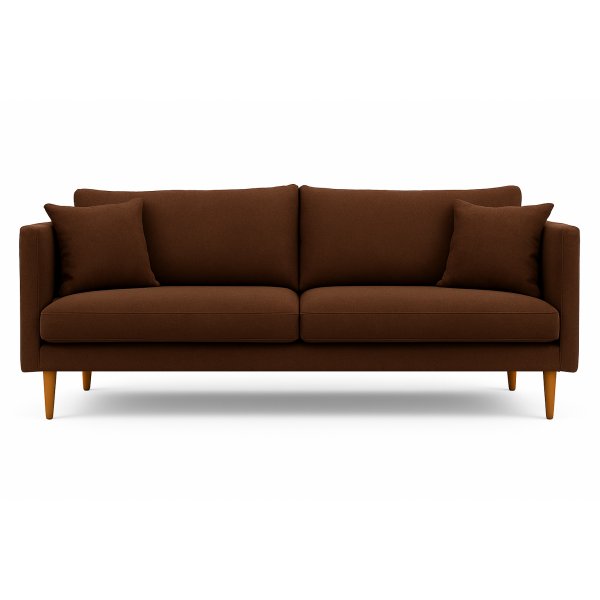�stermalm 3-seters sofa - M�rkebrun chenille