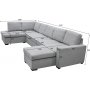 U-sofa Solna XL med oppbevaring - 367 cm - lys grå U-sofa Solna XL med oppbevaring - 367 cm - lys grå
