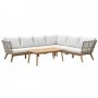 Inez utendrs gruppe - Gr kunstrotting & Acacia | Hjrnesofa