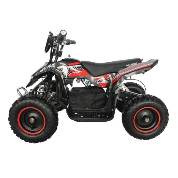 Elektrisk Quad - Sort/rød 500W + Lås kjede Elektrisk Quad - Sort/rød 500W + Lås kjede