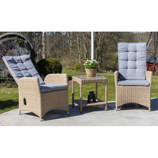 Sienna utem�belsett nr 2 (justerbare lenestoler) - Natur kunstrotting