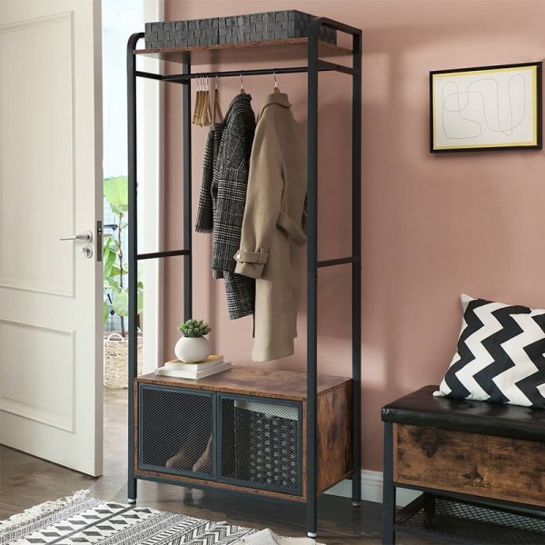 Møbler til entre 180x80 cm - Brun/svart Møbler til entre 180x80 cm - Brun/svart