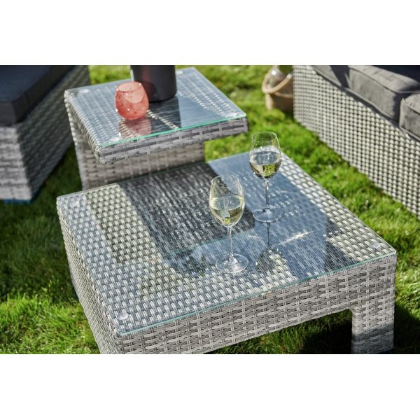 Slättvik byggbar loungegruppe med 5 deler - Grå Slättvik byggbar loungegruppe med 5 deler - Grå