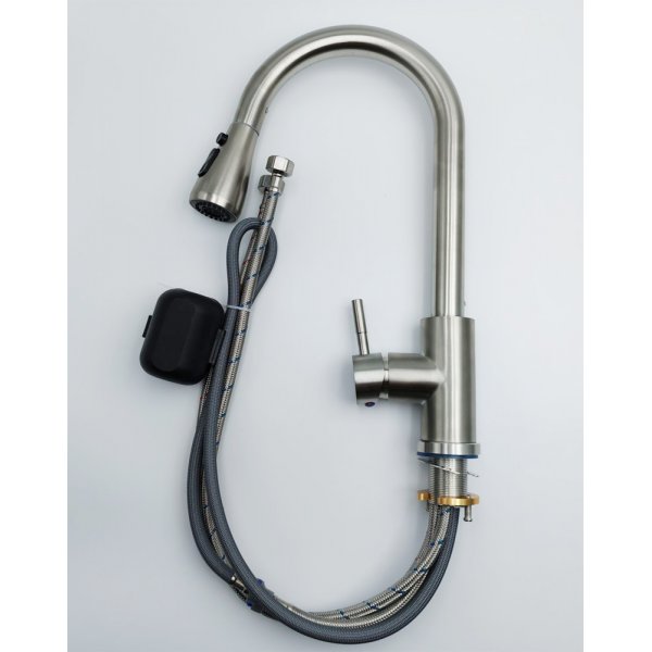 Kjøkkenbatteri Lily - Børstet stål Kjøkkenbatteri Lily - Børstet stål