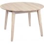 Spisebord Genova uttrekkbart �110-160x110 cm hvitvasket eik