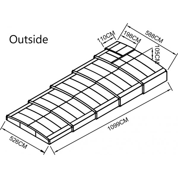 Bassengdekke ECO - 5 x 10 m Bassengdekke ECO - 5 x 10 m