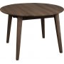 Spisebord Genova uttrekkbart 110-160x110 cm brunoljet eik