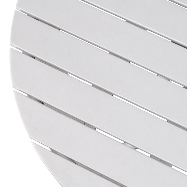 Utebord 70 cm Hvitt - Holmsund + Rengjringsspray for utembler