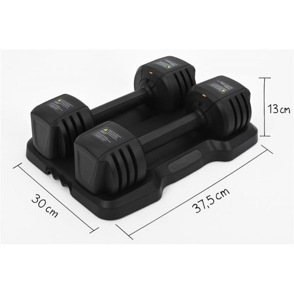 Justerbare manualer 2 x 6,7 kg | Flere vektniv�er