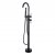 Frittst�ende badekarbatteri Sort