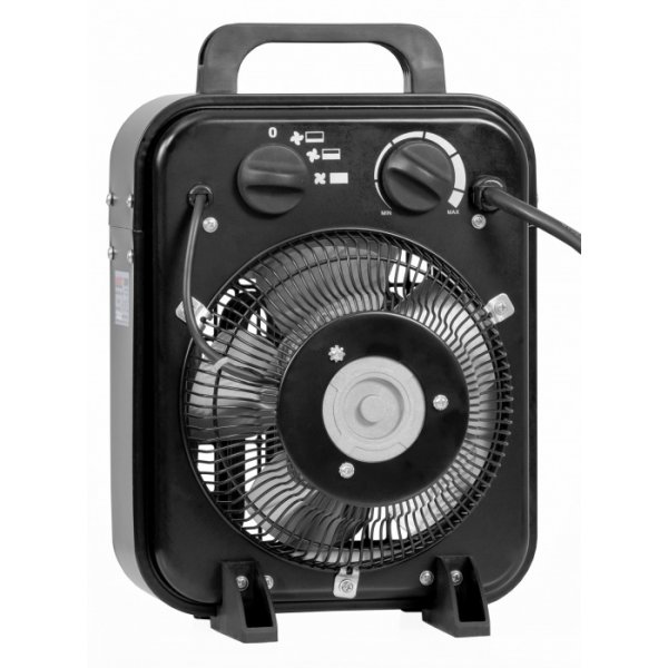 Varmevifte / bygningsvifte - 1,7kW med 3 trinn Varmevifte / bygningsvifte - 1,7kW med 3 trinn