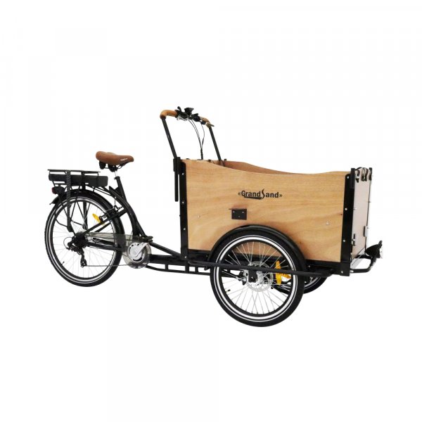 Lastesykkel med brun kasse - 250W + Ls kjede