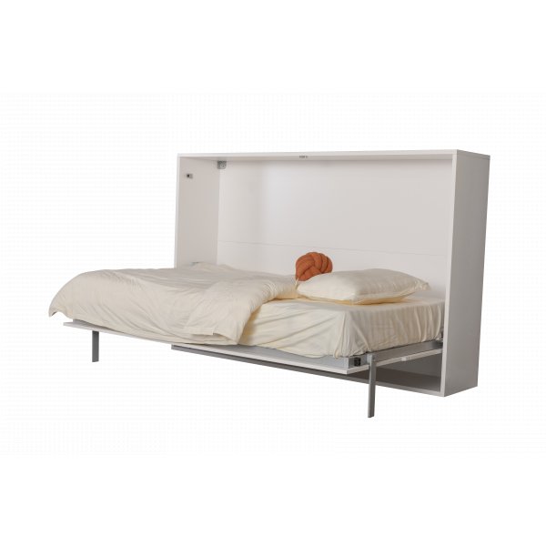 Sengeskap Compact Living horisontal veggseng - 120x200 cm - hvit