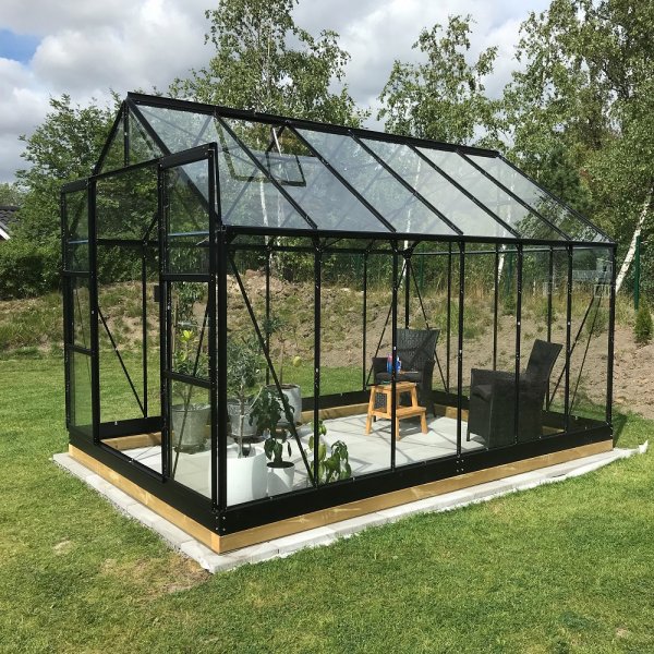 Drivhus Neptunus - 9,6 m + Drivhusrengjring