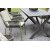 Spisegruppe Scottsdale: bord 150 cm inkludert 4 stk. stabelbare grønne Lincoln-stoler