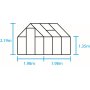 Drivhus Qube - 3,8 m2