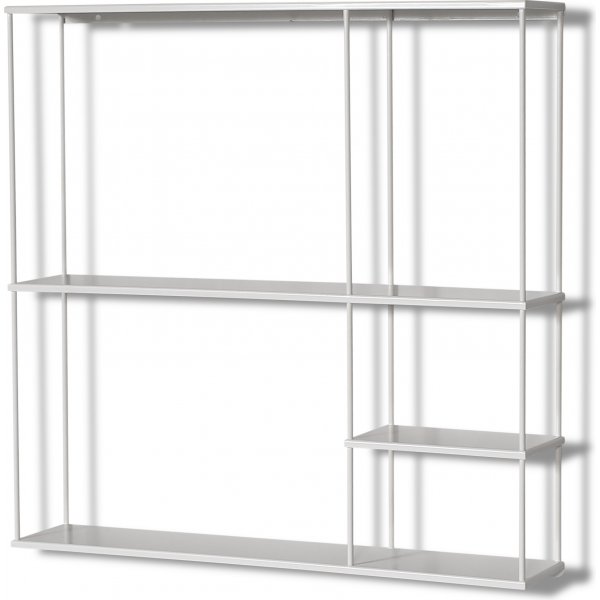 Trix vegghylle 60x60 cm - Hvitt metall Trix vegghylle 60x60 cm - Hvitt metall