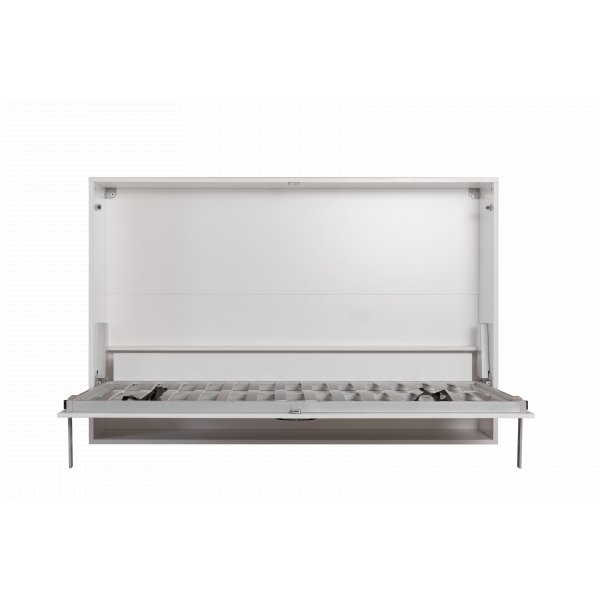 Sengeskap Compact Living horisontal veggseng - 120x200 cm - hvit