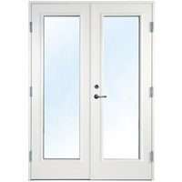 Doble terrassedør med klarglass - Brystningshøyde 250 mm Doble terrassedør med klarglass - Brystningshøyde 250 mm