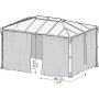 Canopia myggnett for Martinique Pavilion 3 x 4
