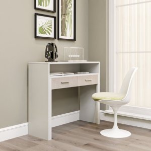 Skrivebord Maida uttrekkbart hvitt - 99 cm Skrivebord Maida uttrekkbart hvitt - 99 cm